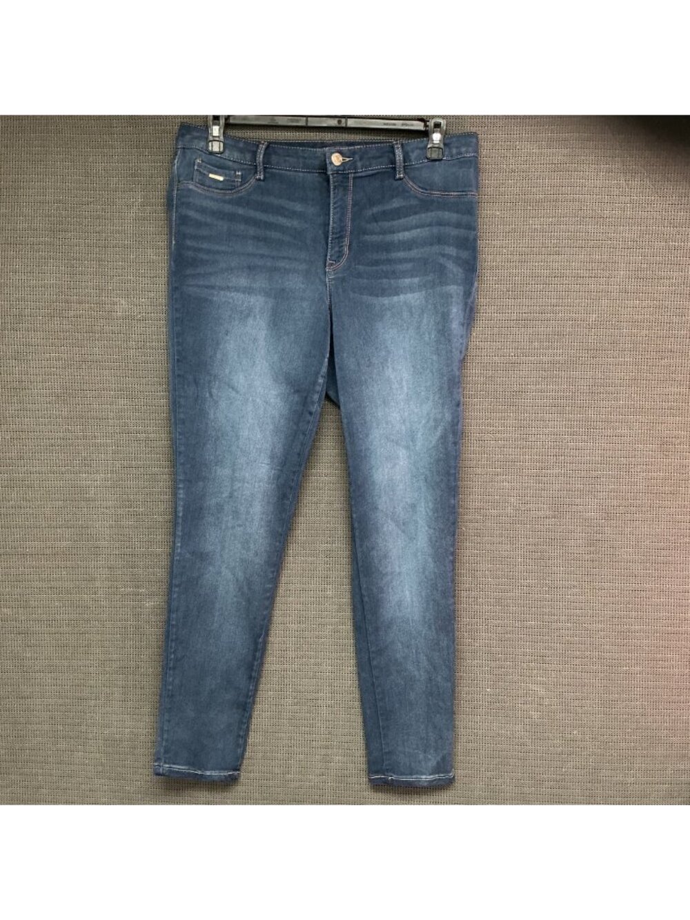 Nine West Jessica Jegging Jeans Womens Size 14 Medium Wash Stretch Denim